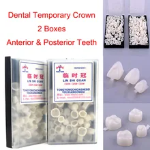120Pcs Dental Temporary Tooth Crown Posterior&Anterior Crown Resin Teeth Dentistry Lab Material Dentist Tools dental instrument straight sissor bone rongeur forcep dentist equipment dentistry tooth denture teeth tool free shipping