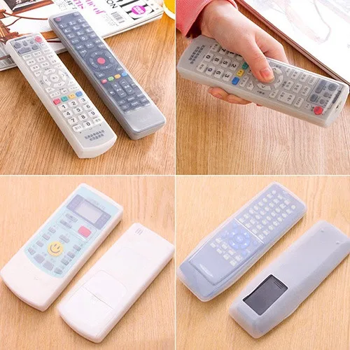 

Hoomall Modern Simple Transparent Silicone Dust Waterproof TV Air Conditioner Remote Control Case Cover Protector Home A30711
