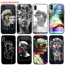 Vintage David gráfico teléfono casos para iPhone XS XR XS Max X 6 6S 7 7 8 Plus 11 pro max 5 5S negro suave TPU funda trasera del teléfono Coque