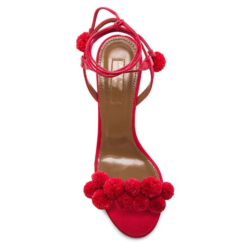 ARQA النساء الصنادل جديد مثير صنادل عالية الكعب النساء السيدات الأزياء عقد الحلوى اللون مثير زقزقة اصبع القدم الرقص SandalsBig حجم