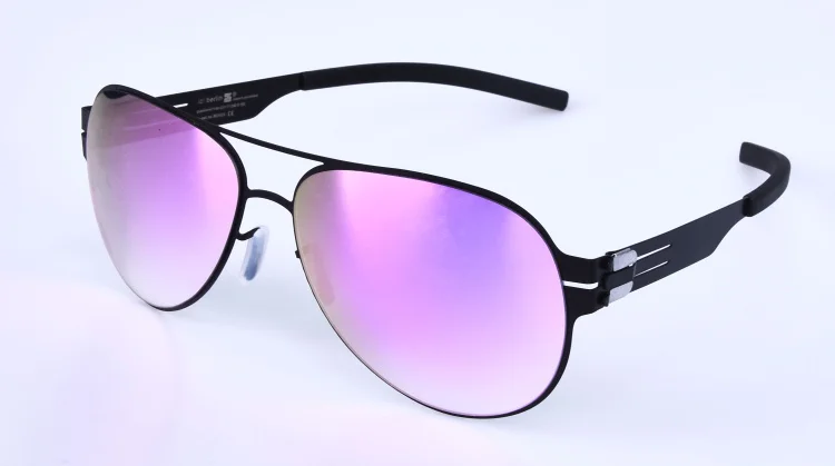 Солнцезащитные очки из нержавеющей стали для мужчин и женщин цветные линзы солнцезащитные очки винтажные очки monturas de lentes mujer