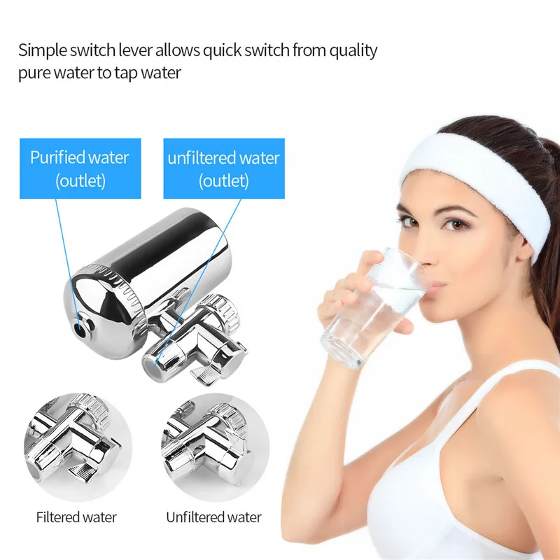 Stainless Steel Advanced Faucet Water Filter Diatom Ceramic Tap Water Purifier Water Filtration System Washable Cartridge 31 Stainless Steel Advanced Faucet Water Filter Diatom Ceramic Tap Water Purifier Water Filtration System Washable Cartridge 31