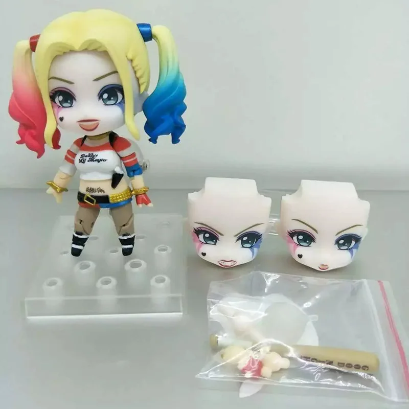 10cm Cute DC Joker Harley Quinn Suicide Squad Joker Harley Quinn Nendoroid  PVC Action Figure Giocattoli Brinquedos for Gifts| | - AliExpress
