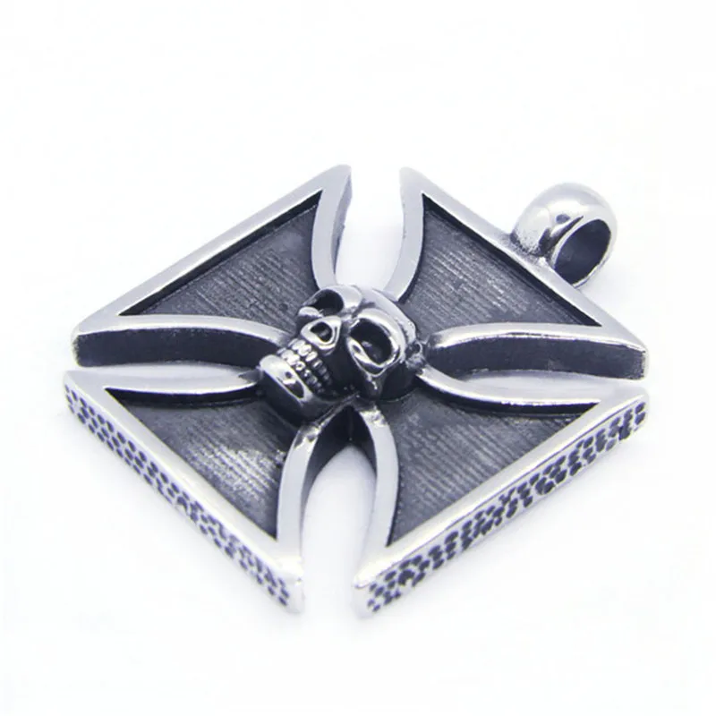 

Rany&Roy Newest Cross Pendant 316L Stainless Steel Jewelry Biker Band Party Skull Pendant