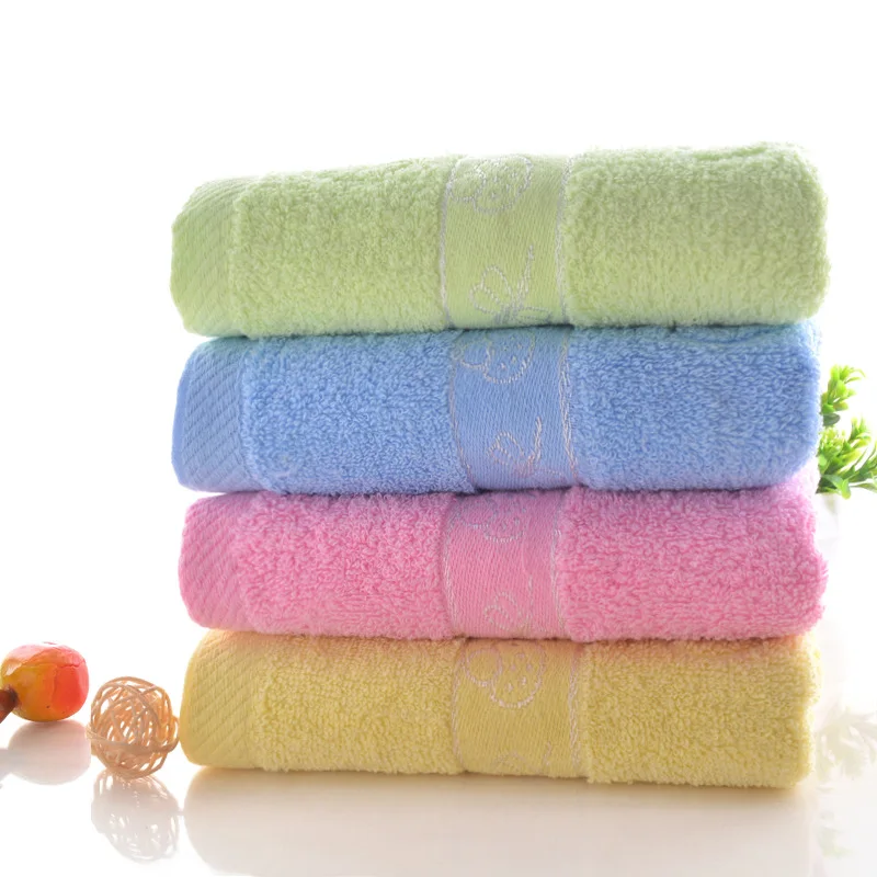 35*75cm high quality Pure Cotton hand face hair bath towel soft cute