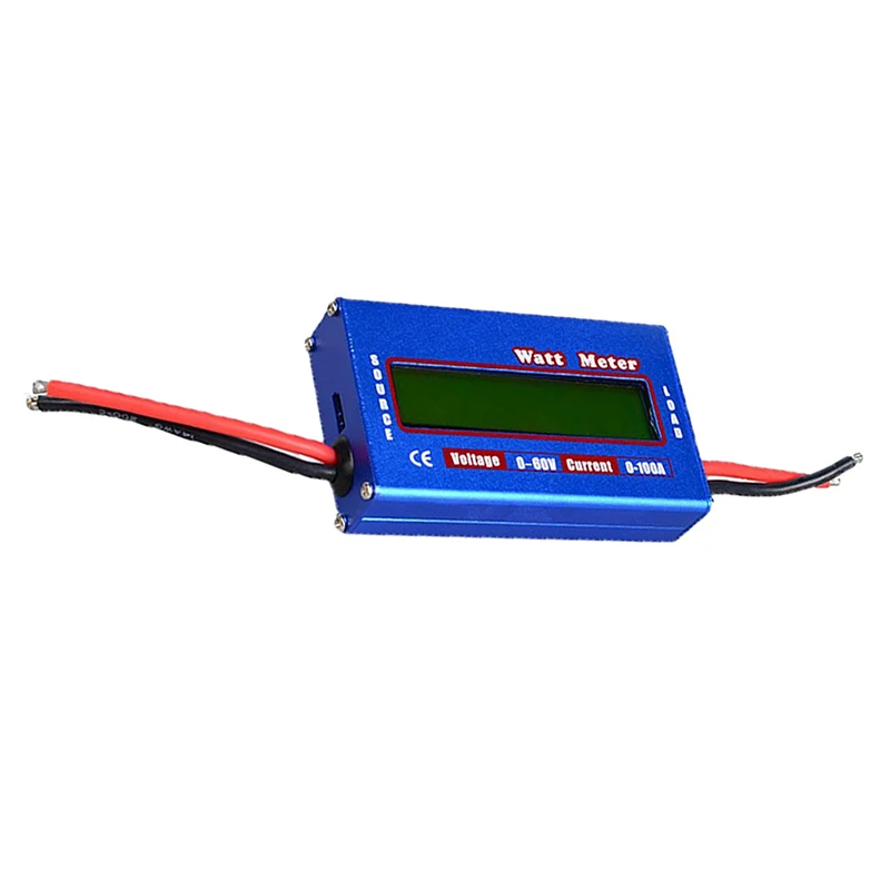 

60V / 100A Watt RC meter dynamometer battery balances power voltage peak Checker Analyzer (blue)