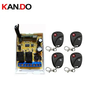 

DC 12V DC 24V 2CH RF Wireless Remote Control Lighting Switch System transmitter Receiver 2CH Relay Smart Home Garage Door/lamp