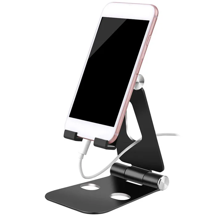 

Aluminum alloy Portable Mini Desktop Mobile Phone Stand Tabletop Tablet Holder Stents Universal Foldable Smartphone Bracket