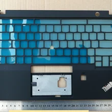 Для ThinkPad X1 углерода 5th клавиатура с наклонным упором для рук Обложка US версия w/o сенсорная панель с отпечатков пальцев отверстие SM10N01551