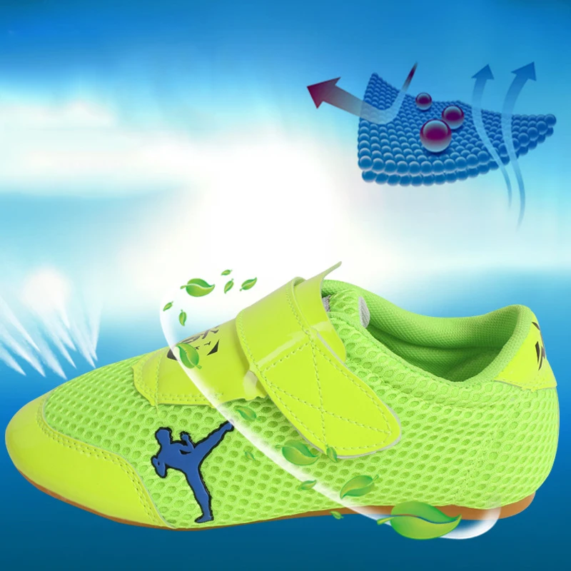 

Karate Taekwondo Shoes Breathable Non-slip Boxing Kung Fu Shoe Martial Arts Tai Chi FitnessTraining Shoes For Adults Kids Sports
