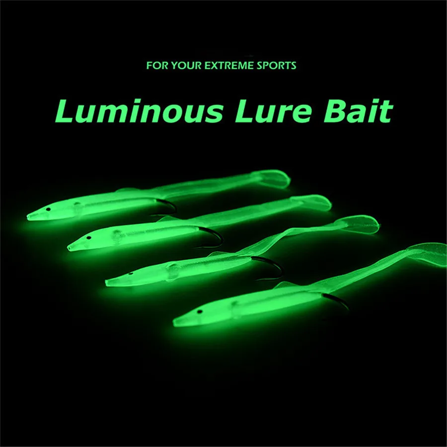 Luminous Fishing Lure Bait With Carbon Hooks Peche Carp Night light