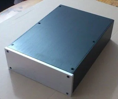 New JC2208 Full Aluminum DAC Enclosure AMP case power font b amplifier b font box chassis