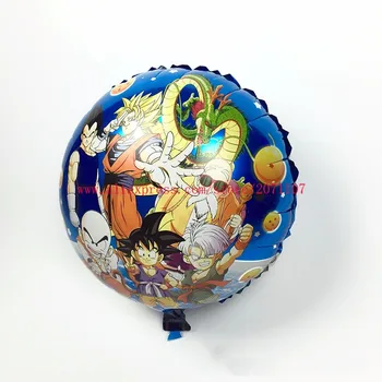 

KUWANLE 50pcs/lot 45*45cm Cartoon Dragon Ball Balloon Wedding Decoration Globos Birthday Party Supplies Foil Helium Balloons