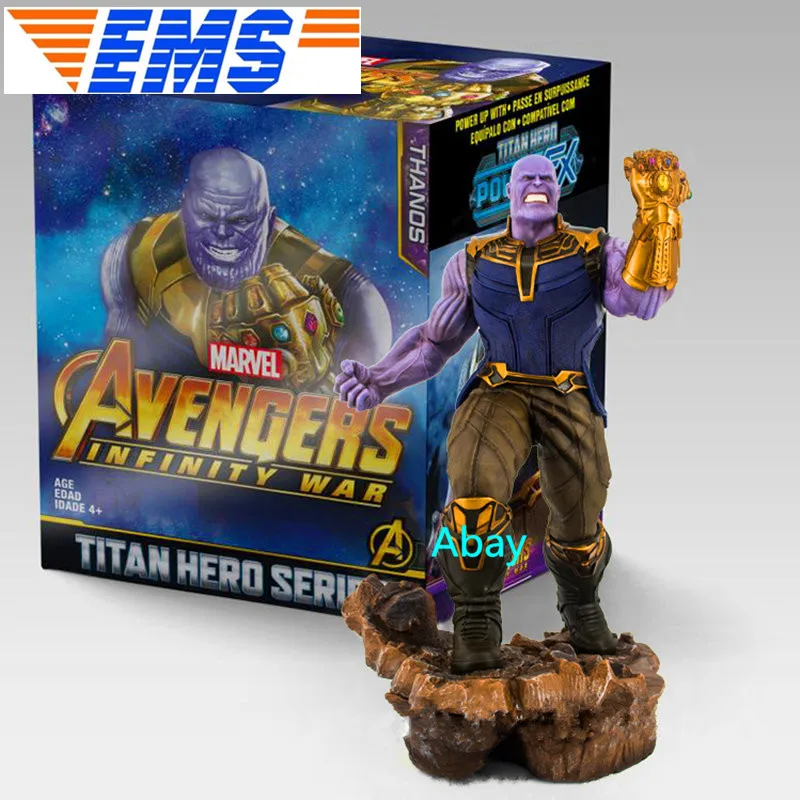 

15" Statue Avengers: Endgame GK Thanos Supervillain Full-Length Portrait Megamind Bust Vinyl Action Figure Toy BOX 38CM H325