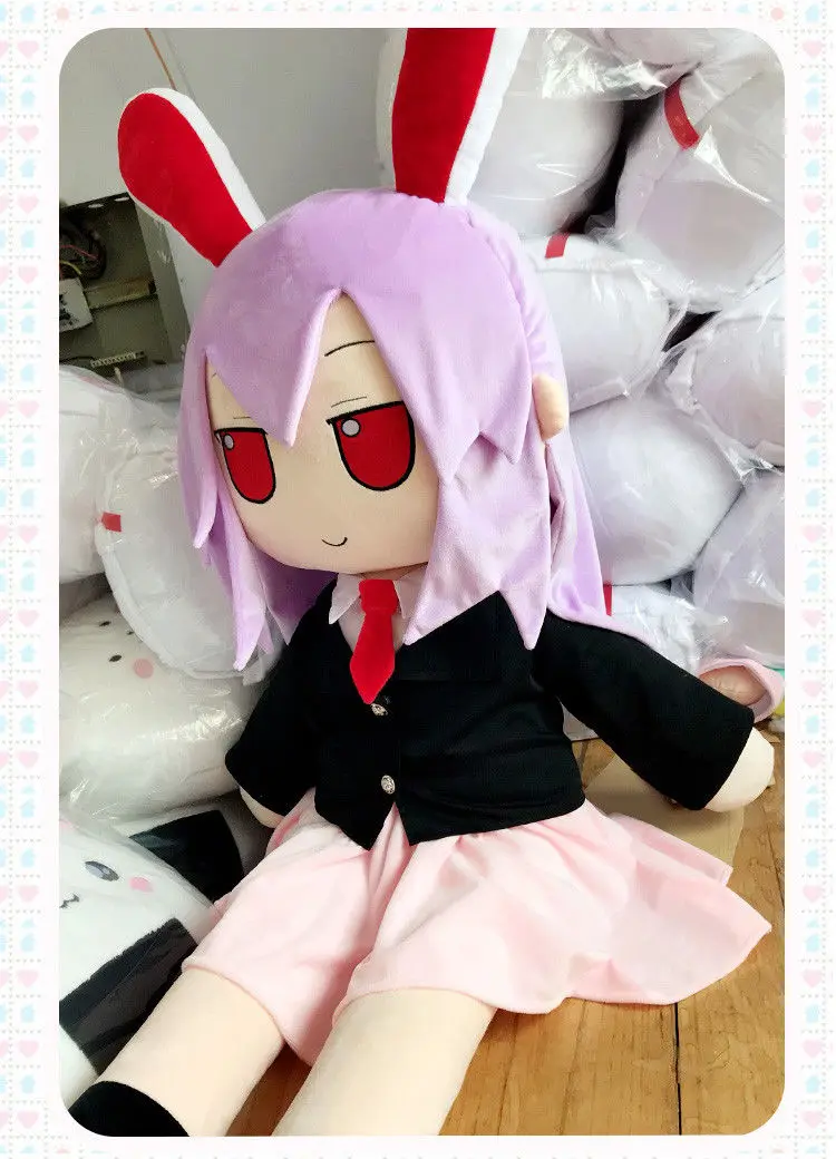 Большая кукла Touhou Project Reisen Udongein Inaba мягкая подушка плюшевая игрушка 47 дюймов |