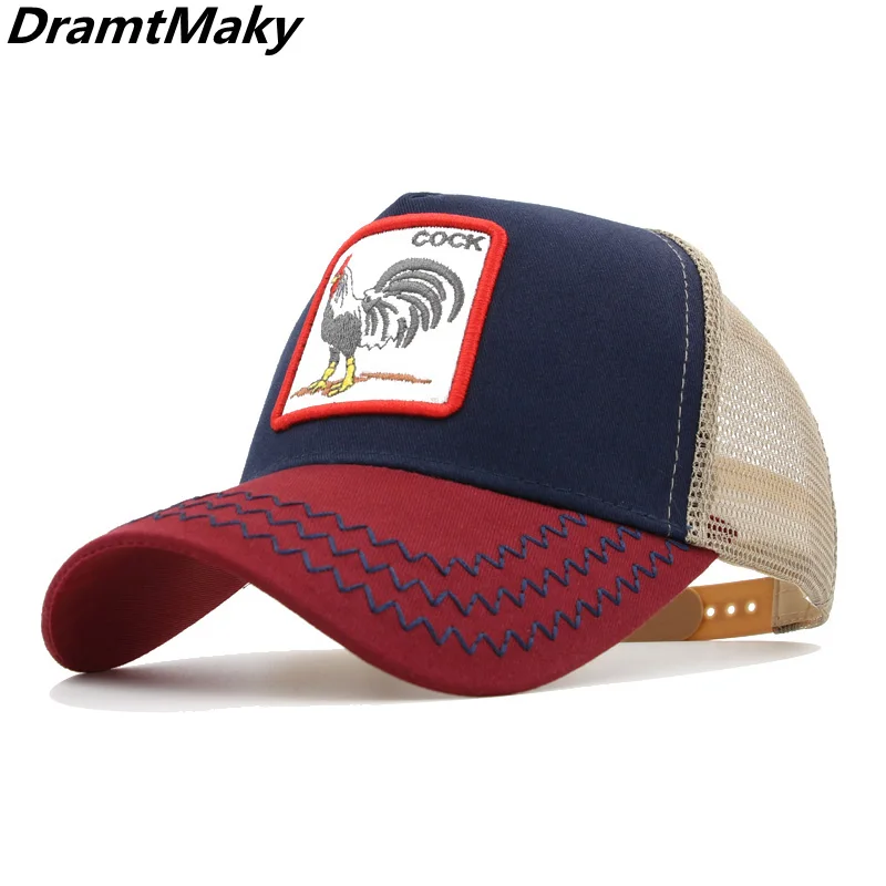 Many types embroidery animal Baseball Caps men mesh cap Snapback caps