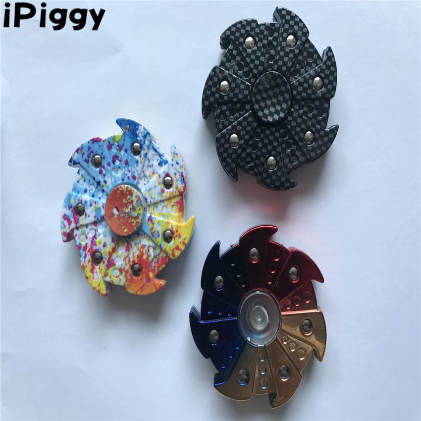 2017 Rainbow Spinner Turbine 7 Gears Hand Spinner ADHD Autism Finger