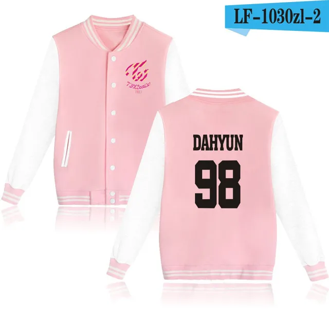2017 Kpop Twice Baseball Jackets bomber jacket men women casaco masculino MINA DAHYUN CHAE YOUNG