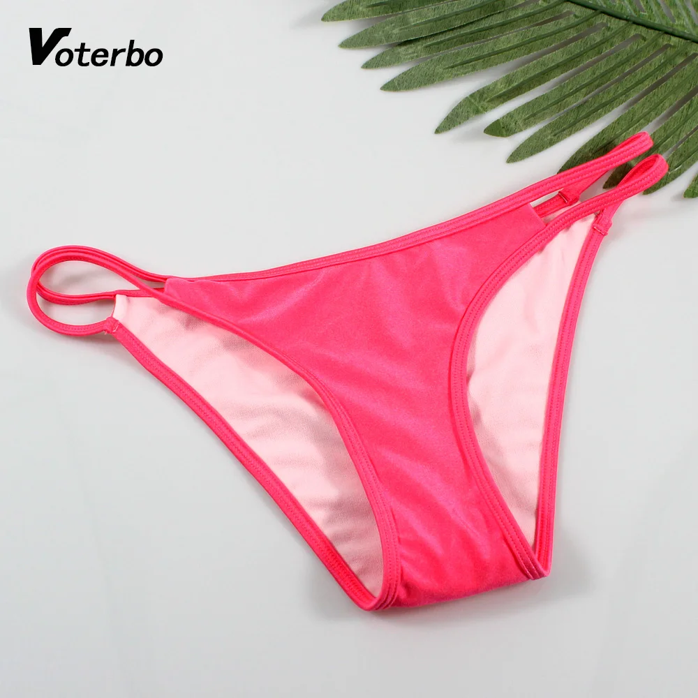 Voterbo Women Brazilian Swim Briefs Swimwear Bathing Suit Beach Thong