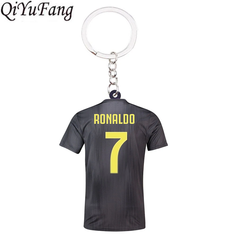 Qiyufang New Acrylic C Ronaldo J Keychain Toy Gift Men Football Women Love Soccer Star Messi Keychains Cr7 Fans Purse Keyring Key Chains Aliexpress