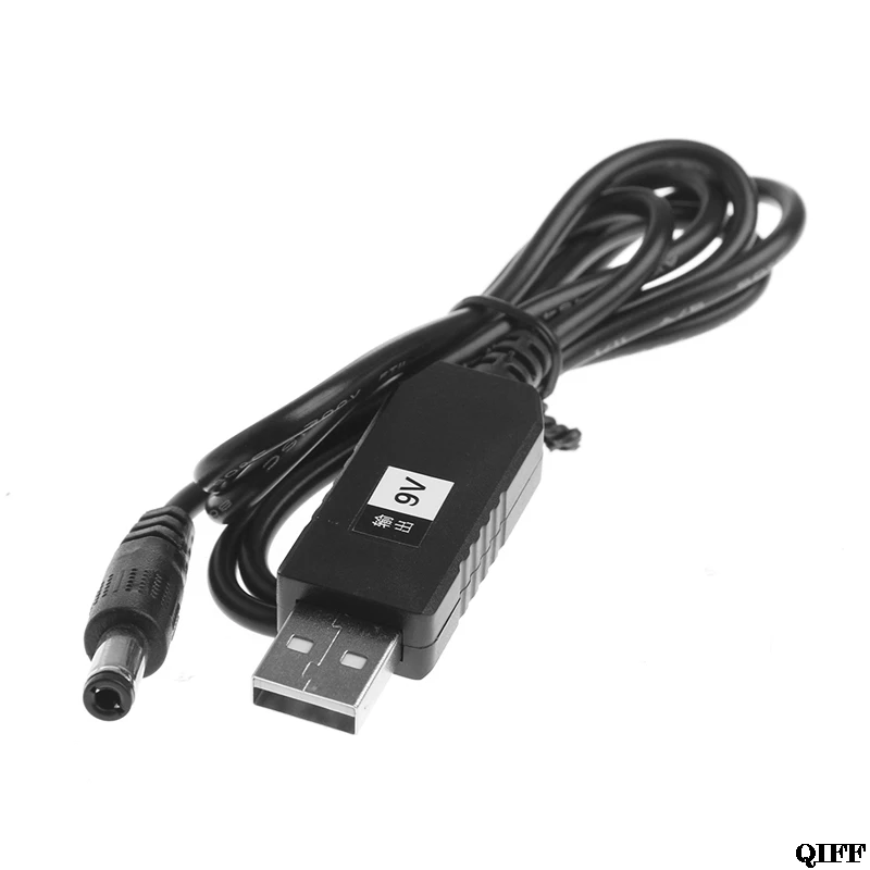 Прямая поставка и USB DC 5 В до 9 в 2,1x5,5 мм Мужской повышающий Кабель-адаптер для маршрутизатора светодиодный светильник APR29