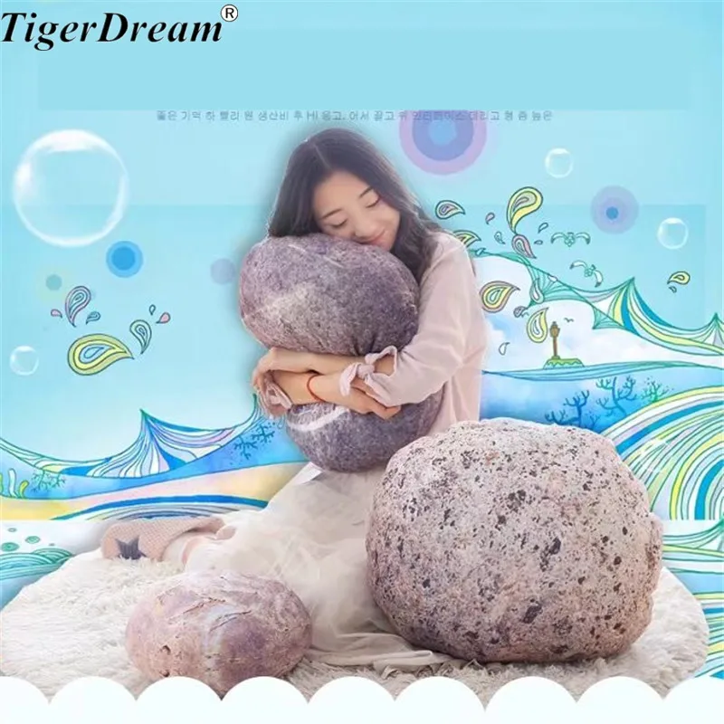 

Super Soft PP Cotton Stuffed Stone Plush Toys Creative Dolls Sleeping Pillows Cobbled Cushions Funny Holiday Event Props