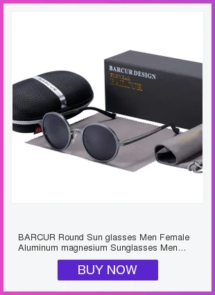 BARCUR, новинка, Винтажные Солнцезащитные очки, круглые, алюминиево-магниевые, мужские солнцезащитные очки, женские, Ретро стиль, поляризационные, oculos de sol
