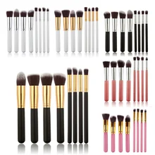 8PCS Brushes Make Up Beauty Cosmetics Foundation Blending Makeup Brush Kit Set Wooden Makeup Tool