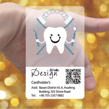 Стоматолог Бизнес название карточки с логотипом на заказ 500 шт./лот