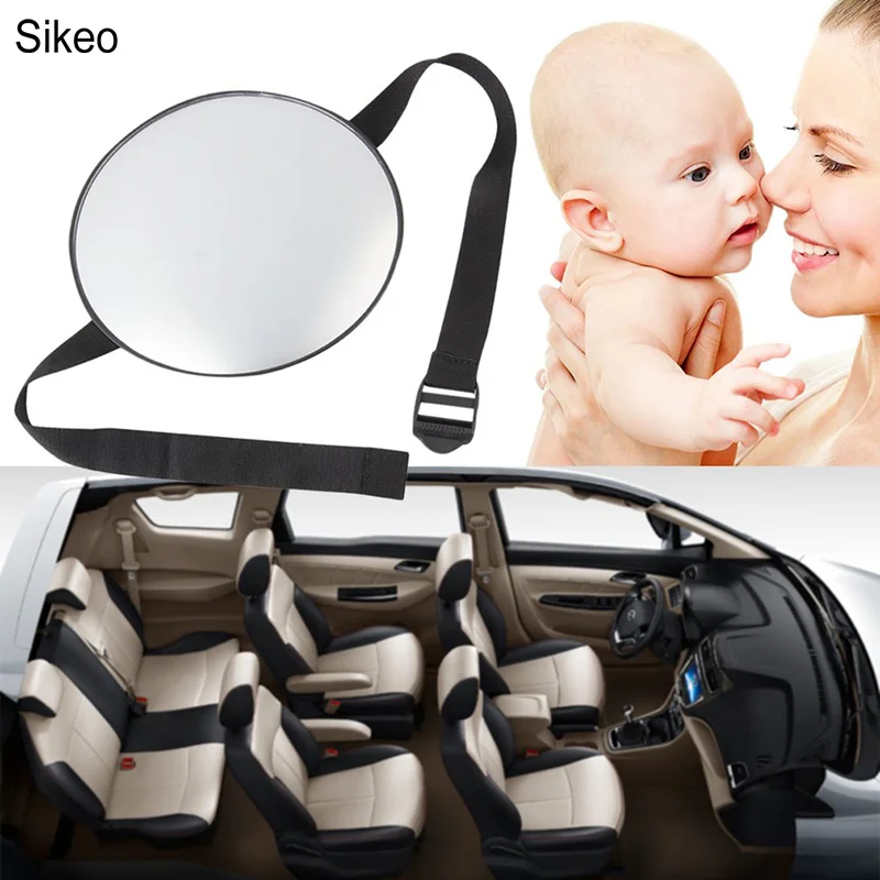 Sikeo Adjustable Baby Car Mirror Auto Car Back Seat Safety View Mirror