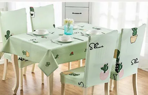 Дешевые и высококачественные водостойкие обеденные кухонные коврики для стола, вечерние, для дома, простой стиль, одноцветная скатерть в скандинавском стиле LFB122