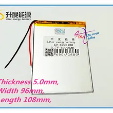 3,7 V Аккумулятор для планшета 6000 mah Большая емкость PDA планшетный ПК MID 5096108 Аккумулятор для планшета