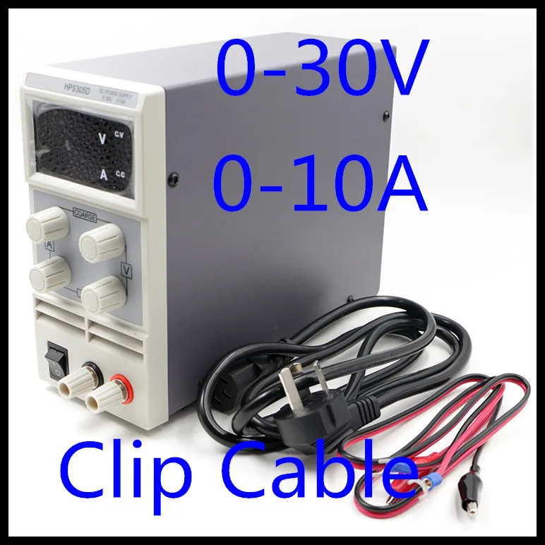 

0-30V 10A Professional Switching DC Power Supply Mini DC Power Supply Variable Adjustable AC 110V/220V 50/60Hz Digit LED display