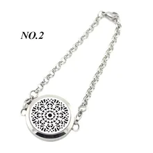 Бесплатно 5 шт войлочные прокладки за штуку) 25 мм 30 мм магнитный браслет с медальоном 316L из нержавеющей стали для духов масло медальон со светорассеивателем браслеты