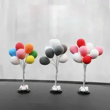 Dragonpad маленький воздушный шар дизайн глина автомобиль орнамент украшение автомобиля Красочные мультфильм 3D украшение