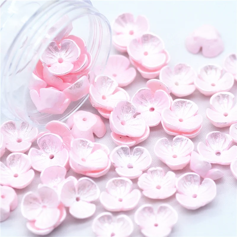 50 шт 10 мм Детские Кабошоны с розовыми жемчужинами | полимерные Цветочные миниатюры для скрапбукинга | искусственные цветочные миниатюры