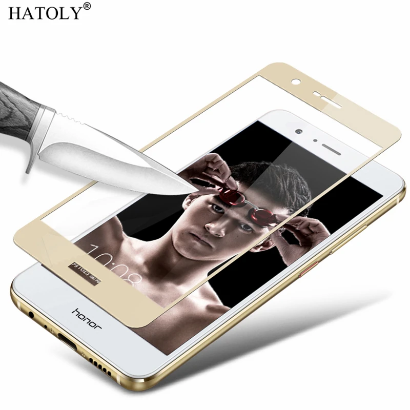 1 шт. закаленное стекло для Huawei Honor 8 Pro защита экрана V9 полное покрытие 3D пленка с