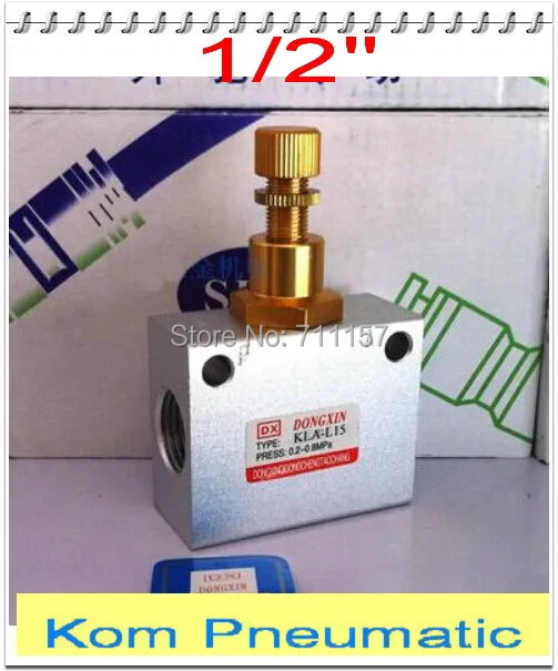 Kla Series Air Flow Control Valve , Pneumatic Shuttle Valve , 1/2