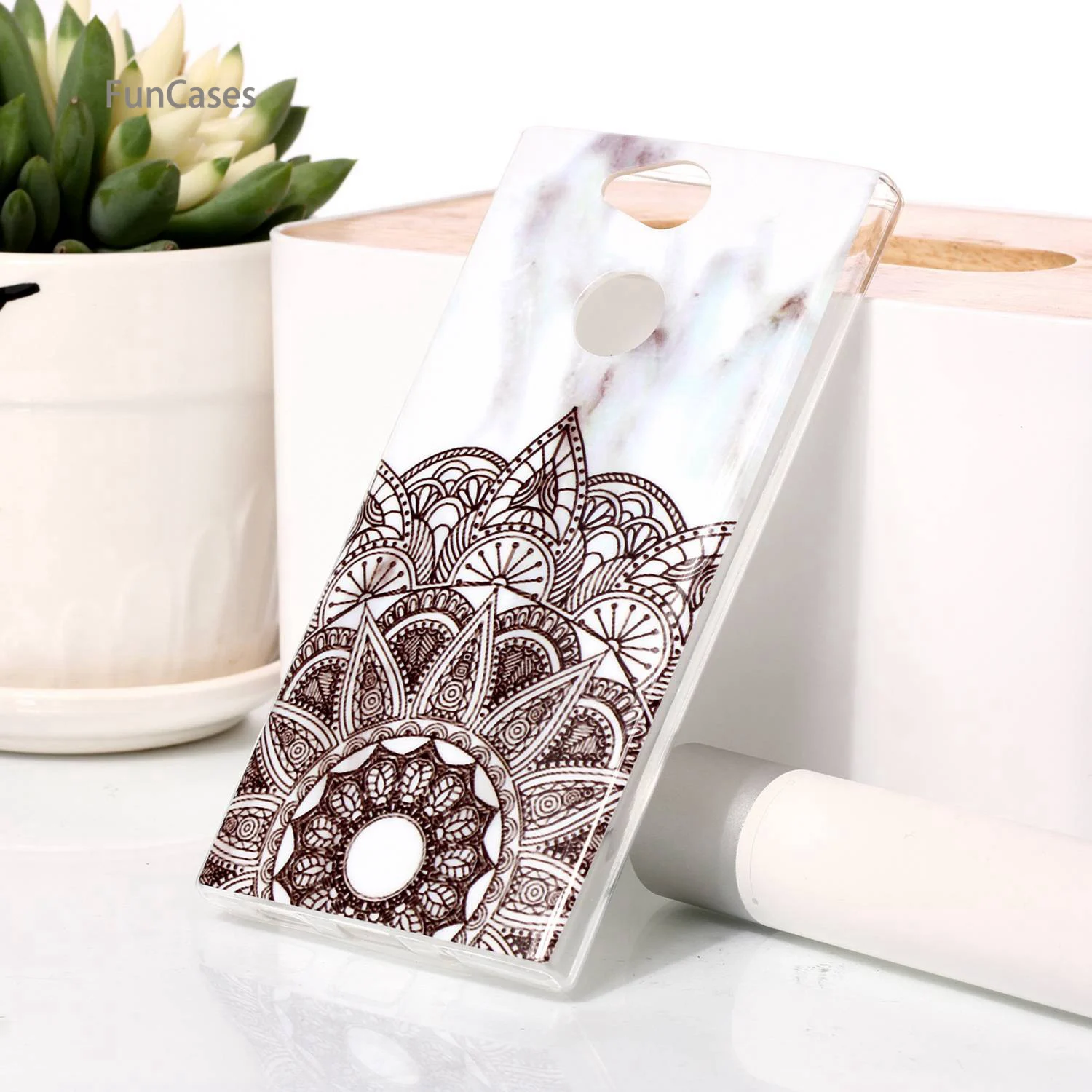 Flower Case sFor Ajax Sony XA2 Soft Silicone Phone Case Case Quotes Messages Cellphone Case sFor Sony Xperia XA2 Plastic Tel