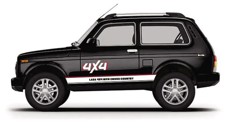 TAIYAO автомобильный стильный спортивный автомобильный стикер для LADA Niva Urban 4X4 автомобильные аксессуары и наклейки авто стикер