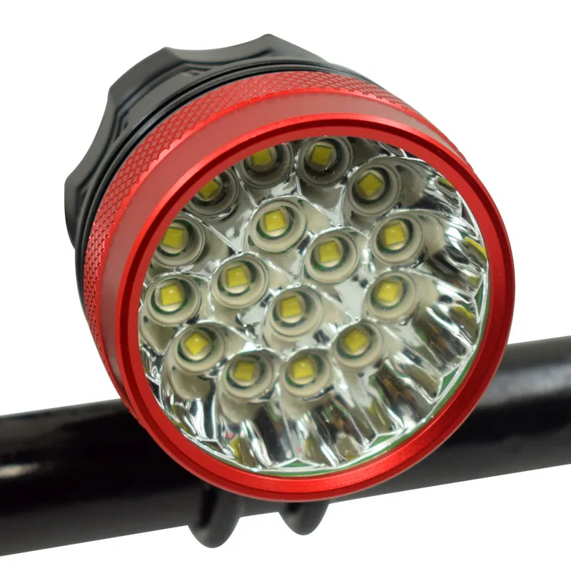 WasaFire 40000 lm 16 xT6 LED إضاءة دراجة هوائية الجبهة العلوي ركوب الدراجات الدراجة الجبهة ضوء ل يلة في الهواء الطلق ركوب التخييم مصباح