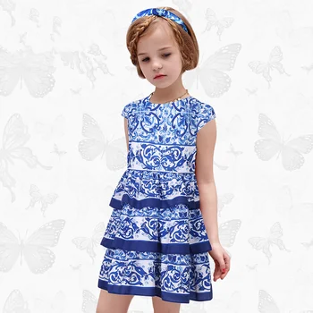 

W.L.Monsoon Girls Dress with Handmade Dragonfly Brand Princess Dress Long Sleeve Robe Fille Clothes Kids Dresses 22