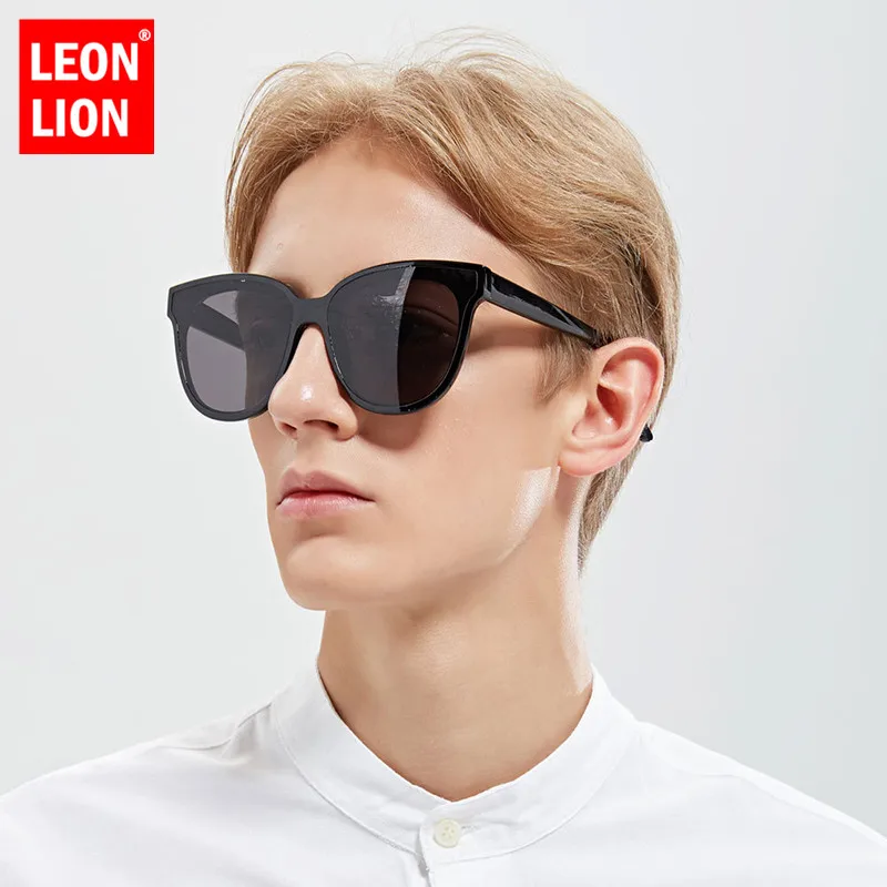 Солнцезащитные очки LeonLion в винтажном стиле UV400 женские большая оправа брендовые