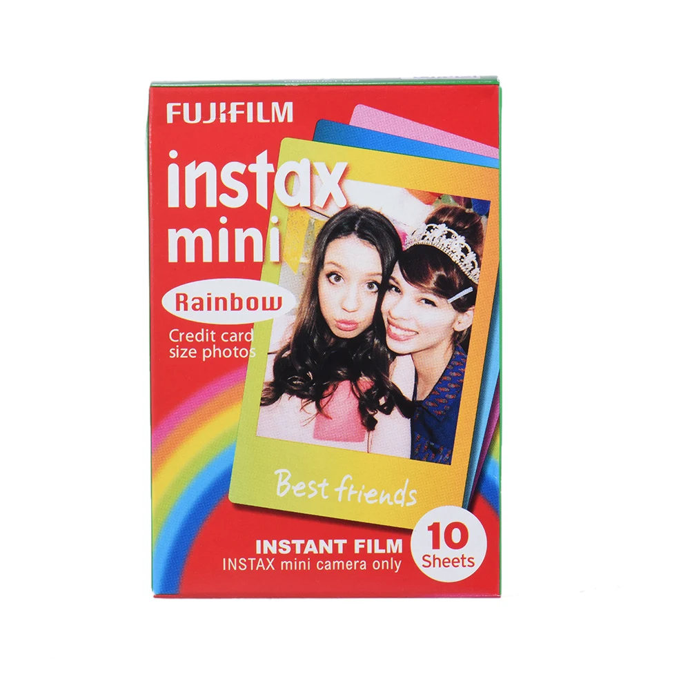 Fujifilm Instax Mini 8 мгновенных Фильм фотобумага Радуга Снимок Альбом для Fujifilm Instax mini8/9/25/90/7 s Камера 10-60 листов