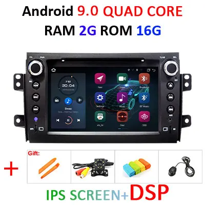 " 4G 64G Android 9,0 DSP ips экран AV выход автомобильный dvd-плеер для Suzuki SX4 2007-2013 gps навигация Мультимедиа Радио ПК - Цвет: 9.0 2G 16G DSP