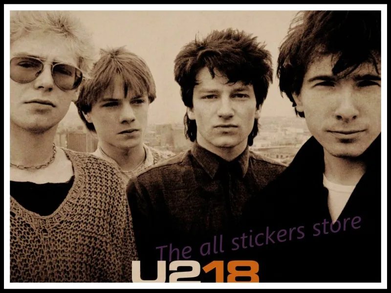 U2 плакат. Ирландский плакат для украшения дома. Крафт-кислотная рок-музыка плакат рисунок ядро наклейки на стену/6035 - Цвет: 2