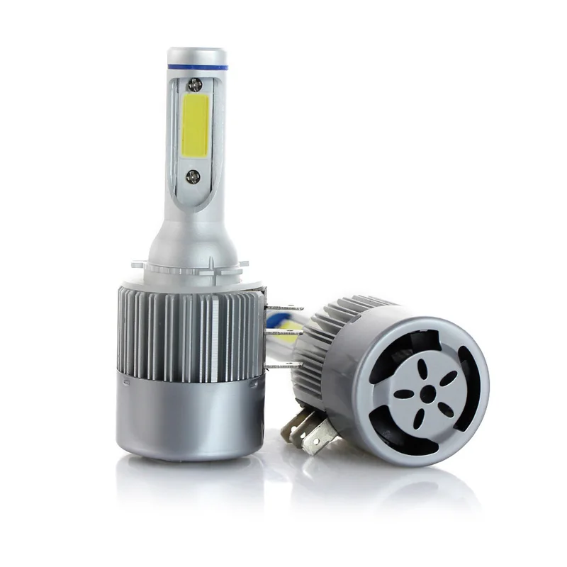 Elglux 2x H15 H7 H4 светодиодный светильник 72 Вт 7600LM беспроводной автомобильный головной светильник, конверсионный светильник для вождения 6000K для VW Audi BMW