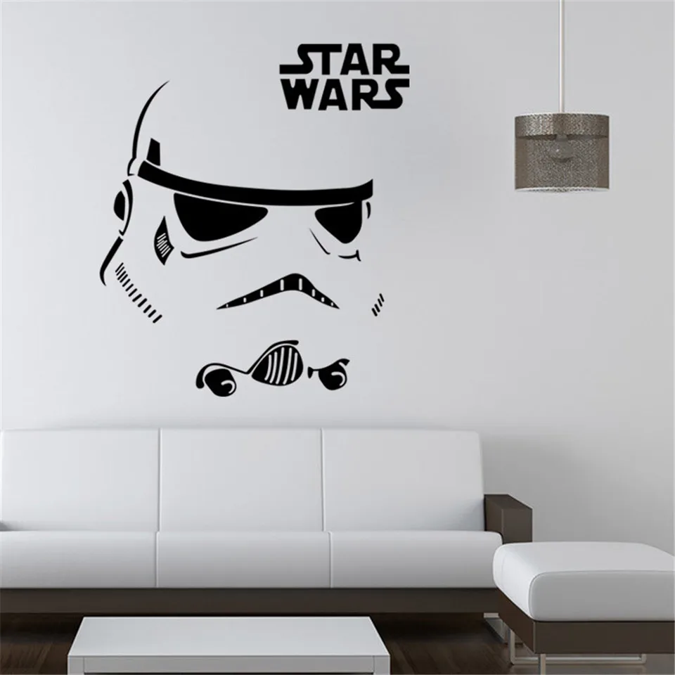 

Star Wars Movie Posters Darth Vader Wall Decor Sticker Cartoon Self Adhesive Home Decor Mural Livingroom Baby Bed Room DIY Decal
