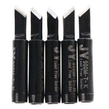

5 Pcs Lead Free Solder Soldering Tip 900M-T-K For Hakko Saike 936 852d+ 909D ESD