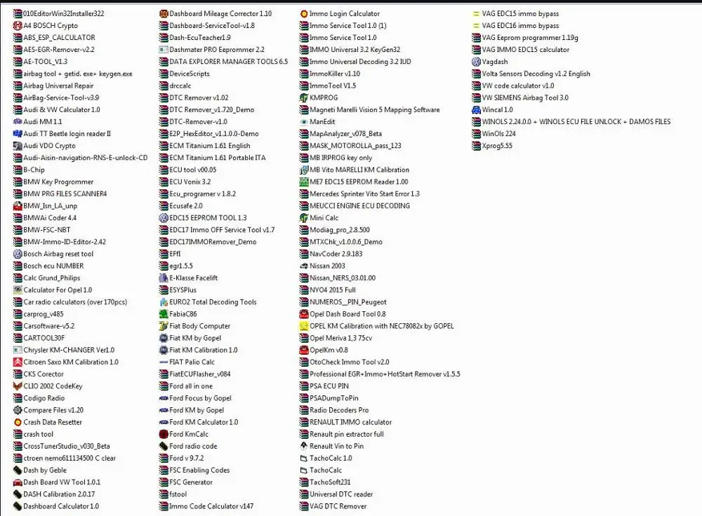 170 ECU регулирующее программное обеспечение + 10gb ЭБУ свалки (после экстракта)